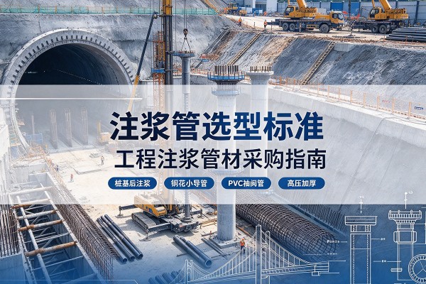 昌邑注浆管选型标准